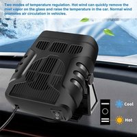 Qiyao - Autoheizung, 12 v 120 w tragbare Autoheizung, 2-in-1-Auto-Windschutzscheibenheizung, Lüfter-Defroster von QIYAO