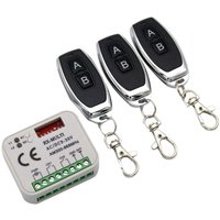 Qiyao - Garagentor-Fernbedienungsempfänger 433 868 MHz rx Multi 300 – 900 MHz ac/dc 9 – 30 v Empfänger mit Fernbedienung Qiyao - Garagentor-Fernbedienungsempfänger 433 868 MHz rx Multi 300 – 900 MHz ac/dc 9 – 30 v Empfänger mit Fernbedienung von QIYAO
