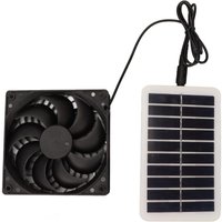 Qiyao - Solar Power Panel Abluftventilator 15W Solar Panel Ventilator für Gewächshaus Haustierhaus von QIYAO