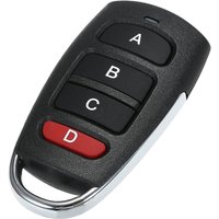 Universal-Fernbedienung für Garagentore, 433,92 MHz Funkfernbedienung, Kloncode-Duplikator, Garagentor-Schlüsselscanner, Fernsicherheitsalarm von QIYAO