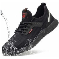 Sicherheitsschuhe Herren Damen Arbeitsschuhe Stahlkappe Schutz Unisex 48 von QIYAO