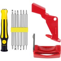 Verstärkter Ersatzschalter, zusätzlicher Entriegelungsknopf, Zubehör für Dyson V11 V10 Staubsauger von QIYAO