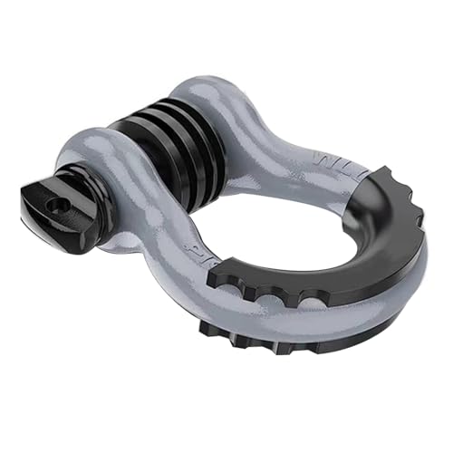 D Ring Schäkel, Schwereschäkel 3/4" Schäkel 41890lbs Tragfähigkeit Hochfester Bügelschäkel Abschlepphaken für Fahrzeug Wiederaufnahme Off-Road Bergung Abschleppwinde von QIYILE