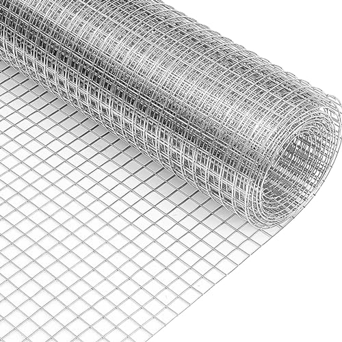 Drahtgitter Metallgitter Volierendraht Verzinkt Drahtzaun 30cmX6m Maschendraht Kaninchendraht Wühlmausgitter Rolle für Garten Hochbeet von QIYILE