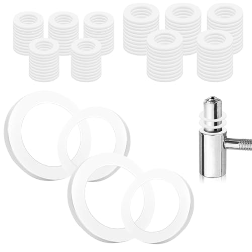 Türscharnier Montageringe 100 Stück Fitschenring Unterlegscheiben aus Kunststoff für Zimmertüre, 1mm 50 Pcs and 2mm 50 Pcs Türscharnier Montageringe 100 Stück Fitschenring Unterlegscheiben aus Kunststoff für Zimmertüre, 1mm 50 Pcs and 2mm 50 Pcs von QIYILE