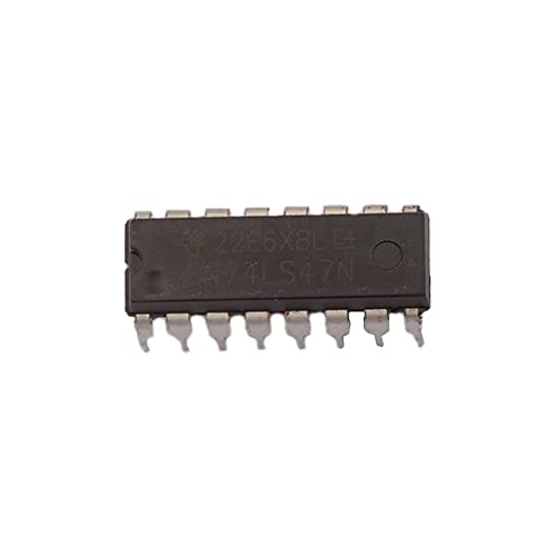 10 Stück/Los SN74LS47N 74LS47 74LS47N HD74LS47P DIP-16 BCD auf 7-Segment-Decoder/Driver IC 10 Stück/Los SN74LS47N 74LS47 74LS47N HD74LS47P DIP-16 BCD auf 7-Segment-Decoder/Driver IC von QIYQTIG