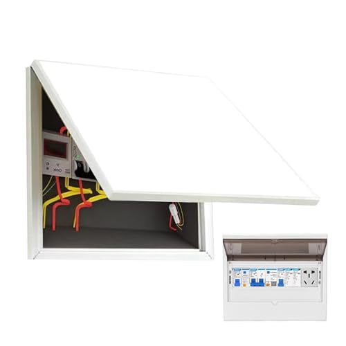 Sicherungskasten-Abdeckungsschrank (allgemein), Sicherungskasten-Abdeckung (einfarbig), Versteckte Linien + Einfaches Öffnen Und Schließen, Geringe Beschädigung Der Wand,60×40cm,A von QIeCny