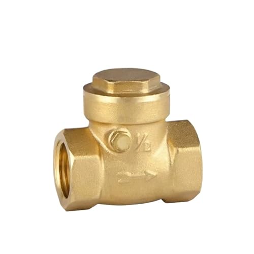 QJAQOFMC 1/2" 3/4" 1" 1-1/4" 1-1/2" BSP Innengewinde Messing Rückschlagventil Einweg-Rückschlagventil(2) von QJAQOFMC