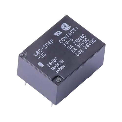 1 STÜCKE G6C-2114P-US 5VDC 12VDC 24VDC 8A RELAIS 6PIN G6C-1114P-US 5VDC 12VDC 24VDC 4PIN 10A(G6C-2114P-US-5VDC) von QJAQOFMC