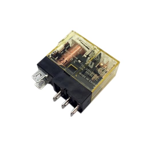 QJAQOFMC Zwischenrelais 24 V RJ2S-CL-D24-24VDC RJ2S-CL-24VDC RJ2S-CL-DC24V RJ2SCLD24 12 A 250 VAC 6-polig(10pcs) von QJAQOFMC