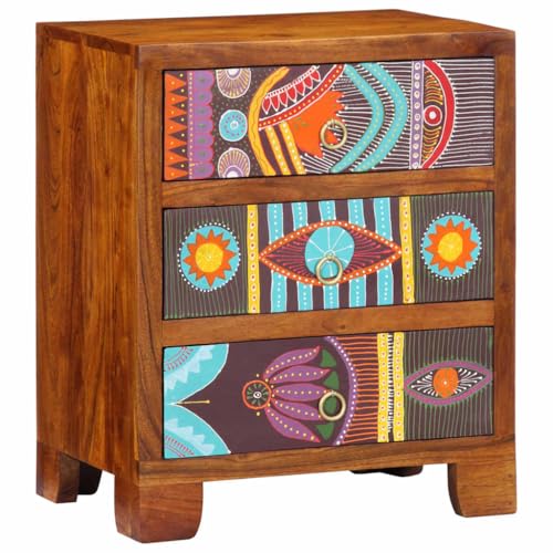 Beistellschrank Küche Kleiner Küchenschrank Aktenschrank Vorratsschrank Küche - Sideboard Mehrfarbig 50x35x60 cm Massivholz Akazie für Büro Wohnzimmer Terrasse Küche Beistellschrank Küche Kleiner Küchenschrank Aktenschrank Vorratsschrank Küche - Sideboard Mehrfarbig 50x35x60 cm Massivholz Akazie für Büro Wohnzimmer Terrasse Küche von QJBSAVVA