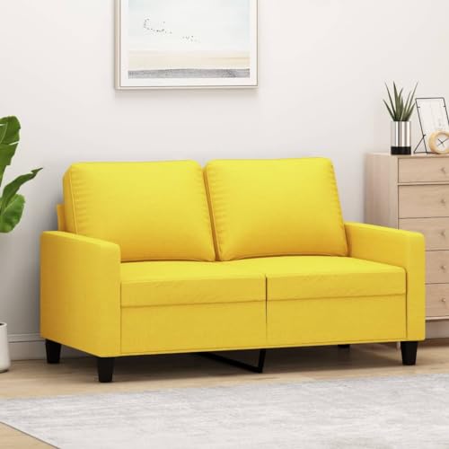 QJBSAVVA 2-Sitzer Sofa Hellgelb 120 cm Modernes Stoffsofa mit Robustem Metallgestell Bequem & Langlebig für Wohnzimmer Balkon oder Jugendzimmer QJBSAVVA 2-Sitzer Sofa Hellgelb 120 cm Modernes Stoffsofa mit Robustem Metallgestell Bequem & Langlebig für Wohnzimmer Balkon oder Jugendzimmer von QJBSAVVA