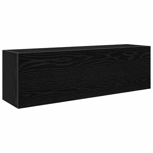 QJBSAVVA Badezimmermöbel Badschrank Badmöbel Arzneischrank - Bad-Wandschrank Schwarz 100x25x30 cm Holzwerkstoff für Waschküche Flur Badezimmer Küche QJBSAVVA Badezimmermöbel Badschrank Badmöbel Arzneischrank - Bad-Wandschrank Schwarz 100x25x30 cm Holzwerkstoff für Waschküche Flur Badezimmer Küche von QJBSAVVA