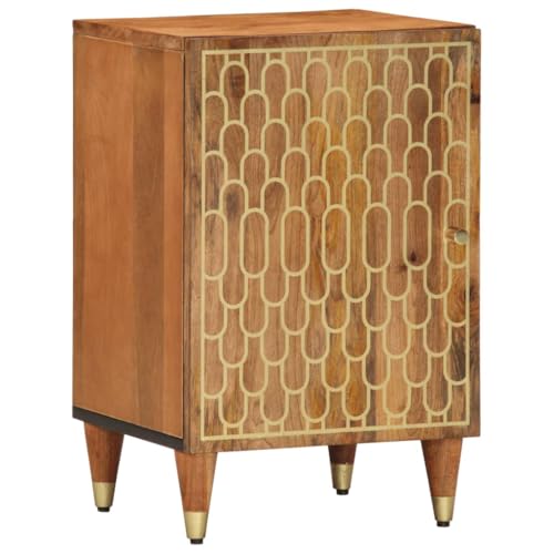 QJBSAVVA Badschrank aus Massivholz Mango 38x33x58 cm mit handgeschnitztem Blumenmuster Retro Design Stauraum für Badezimmer Flexibel montierbare Tür QJBSAVVA Badschrank aus Massivholz Mango 38x33x58 cm mit handgeschnitztem Blumenmuster Retro Design Stauraum für Badezimmer Flexibel montierbare Tür von QJBSAVVA