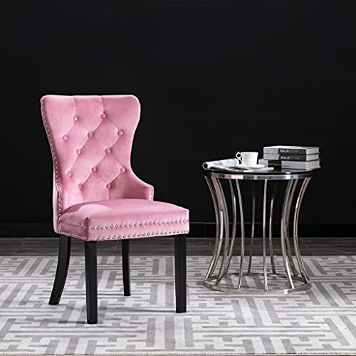 QJBSAVVA Balkonstühle Gartenstühle Küchenstühle Chairs for Dining Table - Esszimmerstühle 6 STK. Rosa Samt für Wohnzimmer Esszimmer Büro Arbeitszimmer QJBSAVVA Balkonstühle Gartenstühle Küchenstühle Chairs for Dining Table - Esszimmerstühle 6 STK. Rosa Samt für Wohnzimmer Esszimmer Büro Arbeitszimmer von QJBSAVVA