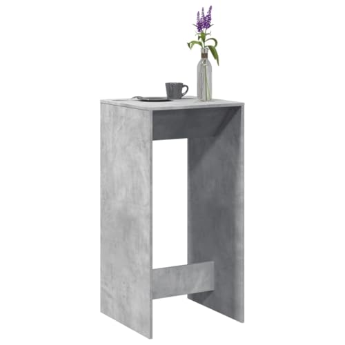 QJBSAVVA Bartisch Betongrau 51x50x103,5 cm aus Holzwerkstoff Langlebiger Stehtisch für Küche Wohnzimmer oder Balkon Modernes Design mit hoher Tragkraft QJBSAVVA Bartisch Betongrau 51x50x103,5 cm aus Holzwerkstoff Langlebiger Stehtisch für Küche Wohnzimmer oder Balkon Modernes Design mit hoher Tragkraft von QJBSAVVA