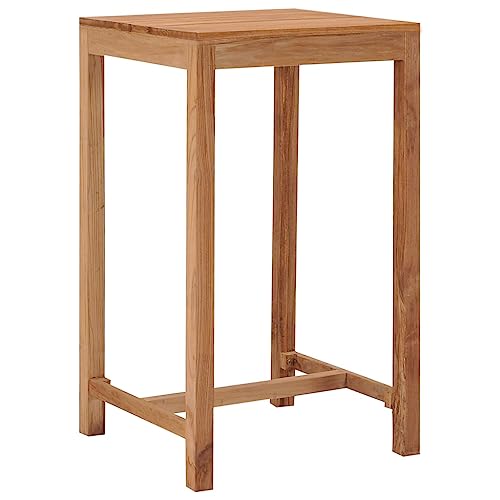 QJBSAVVA Bartisch aus Massivholz Teak 60x60x105 cm Rustikaler Outdoor Bar Tisch mit Witterungsbeständiger Lackierung Langlebig & Einfach zu Reinigen für Garten Terrasse Balkon und Küche QJBSAVVA Bartisch aus Massivholz Teak 60x60x105 cm Rustikaler Outdoor Bar Tisch mit Witterungsbeständiger Lackierung Langlebig & Einfach zu Reinigen für Garten Terrasse Balkon und Küche von QJBSAVVA