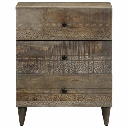 QJBSAVVA Bedroom Furniture Beistelltisch Couch Bartisch Side Table Bedroom - Nachttisch Hellgrau 50x33x60 cm Massivholz Mango für Balkon Schlafzimmer Wohnzimmer Badezimmer QJBSAVVA Bedroom Furniture Beistelltisch Couch Bartisch Side Table Bedroom - Nachttisch Hellgrau 50x33x60 cm Massivholz Mango für Balkon Schlafzimmer Wohnzimmer Badezimmer von QJBSAVVA