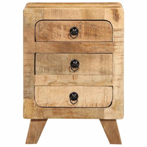 QJBSAVVA Beistellschrank Betttisch Beistelltische Night Stand - Nachttisch 37x32x50 cm Raues Massivholz Mango für Balkon Badezimmer Schlafzimmer Wohnzimmer QJBSAVVA Beistellschrank Betttisch Beistelltische Night Stand - Nachttisch 37x32x50 cm Raues Massivholz Mango für Balkon Badezimmer Schlafzimmer Wohnzimmer von QJBSAVVA
