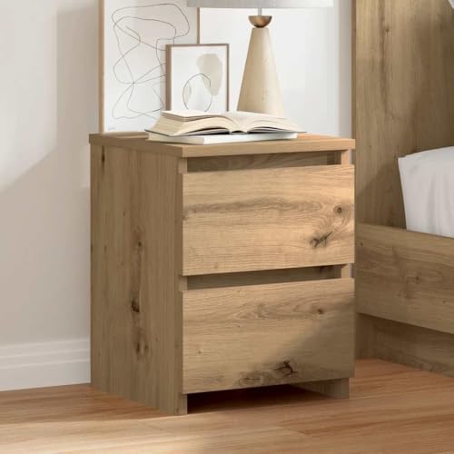 QJBSAVVA Beistellschrank Nachtschrank Couchtisch Nachtschränkchen - Nachttische 2 STK. Artisan-Eiche 30x30x40 cm Holzwerkstoff für Schlafzimmer Balkon Badezimmer Wohnzimmer QJBSAVVA Beistellschrank Nachtschrank Couchtisch Nachtschränkchen - Nachttische 2 STK. Artisan-Eiche 30x30x40 cm Holzwerkstoff für Schlafzimmer Balkon Badezimmer Wohnzimmer von QJBSAVVA