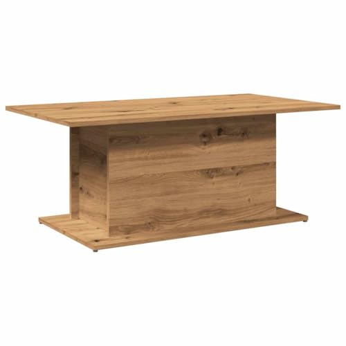 QJBSAVVA Beistelltisch Klein Konsolentisch Wohnzimmer Möbel Beistelltisch Wohnzimmer - Couchtisch Artisan-Eiche 102x55,5x40 cm Holzwerkstoff für Garten Küche Wohnzimmer Balkon von QJBSAVVA
