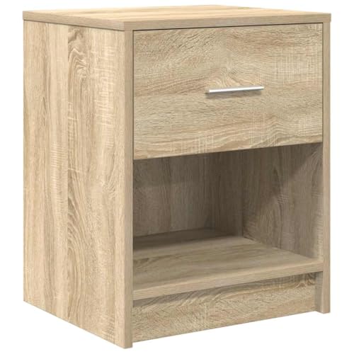 QJBSAVVA Bettschrank Badezimmerschrank Betttisch Tisch Wohnzimmer - Nachttisch mit Schublade Sonoma-Eiche 40x34x50 cm für Badezimmer Balkon Wohnzimmer Schlafzimmer QJBSAVVA Bettschrank Badezimmerschrank Betttisch Tisch Wohnzimmer - Nachttisch mit Schublade Sonoma-Eiche 40x34x50 cm für Badezimmer Balkon Wohnzimmer Schlafzimmer von QJBSAVVA