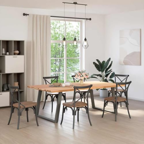 QJBSAVVA Bistrotisch Esstische Couchtisch Esszimmertische - Esstisch Hellbraun 220x120x74 cm Massivholz Eiche Rechteckig für Kitchen Dining Room Camping Living Room QJBSAVVA Bistrotisch Esstische Couchtisch Esszimmertische - Esstisch Hellbraun 220x120x74 cm Massivholz Eiche Rechteckig für Kitchen Dining Room Camping Living Room von QJBSAVVA