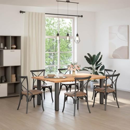 QJBSAVVA Bistrotisch Kleiner Küchentisch Bartisch Esstisch Klein - Esstisch mit Baumkanten 180x120x74 cm Massivholz Eiche Rechteck für Living Room Camping Balcony Kitchen QJBSAVVA Bistrotisch Kleiner Küchentisch Bartisch Esstisch Klein - Esstisch mit Baumkanten 180x120x74 cm Massivholz Eiche Rechteck für Living Room Camping Balcony Kitchen von QJBSAVVA