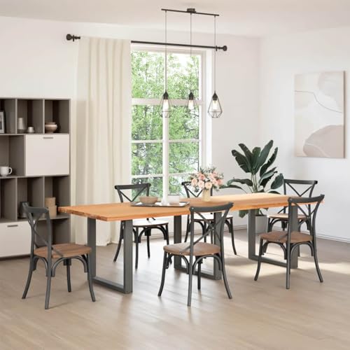 QJBSAVVA Bistrotisch Kleiner Küchentisch Campingtisch Computertisch - Esstisch Hellbraun 280x100x74 cm Massivholz Eiche Rechteckig für Dining Room Living Room Camping Balcony QJBSAVVA Bistrotisch Kleiner Küchentisch Campingtisch Computertisch - Esstisch Hellbraun 280x100x74 cm Massivholz Eiche Rechteckig für Dining Room Living Room Camping Balcony von QJBSAVVA