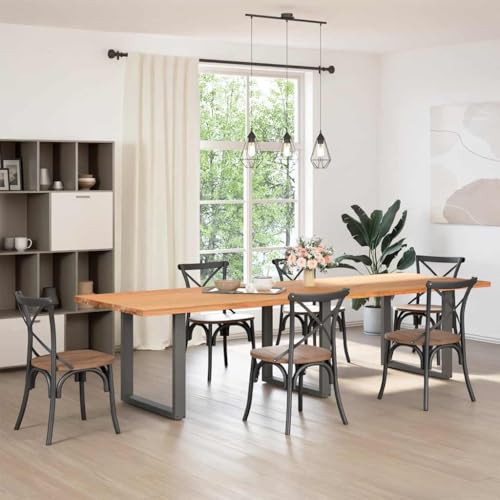 QJBSAVVA Bistrotisch Kleiner Küchentisch Campingtisch Computertisch - Esstisch Hellbraun 320x100x74 cm Massivholz Eiche Rechteckig für Dining Room Living Room Camping Balcony QJBSAVVA Bistrotisch Kleiner Küchentisch Campingtisch Computertisch - Esstisch Hellbraun 320x100x74 cm Massivholz Eiche Rechteckig für Dining Room Living Room Camping Balcony von QJBSAVVA