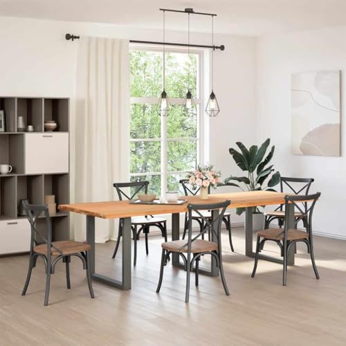 QJBSAVVA Bistrotisch Küchentisch Klein Esszimmertische Wohnzimmertisch - Esstisch Hellbraun 280x100x74 cm Massivholz Eiche Rechteckig für Living Room Balcony Dining Room Camping QJBSAVVA Bistrotisch Küchentisch Klein Esszimmertische Wohnzimmertisch - Esstisch Hellbraun 280x100x74 cm Massivholz Eiche Rechteckig für Living Room Balcony Dining Room Camping von QJBSAVVA