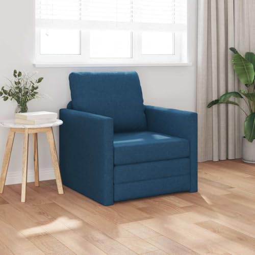 QJBSAVVA Boden Sofabett Blau 74x77x81 cm 2 in 1 Schlafcouch und Sessel aus Stoff Multifunktionales Design für Wohnzimmer und Gästezimmer QJBSAVVA Boden Sofabett Blau 74x77x81 cm 2 in 1 Schlafcouch und Sessel aus Stoff Multifunktionales Design für Wohnzimmer und Gästezimmer von QJBSAVVA