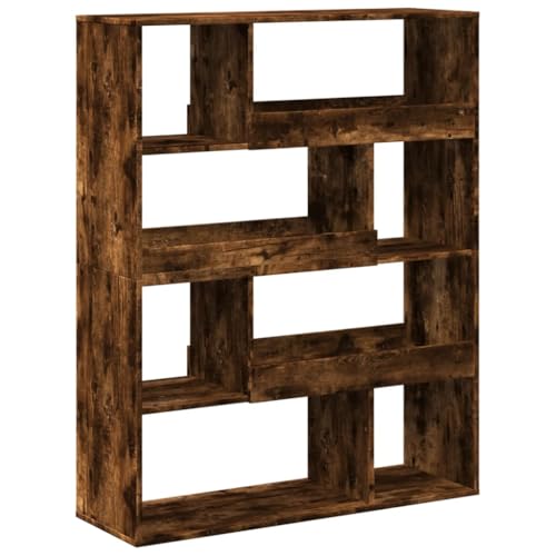 QJBSAVVA Book Shelf Mehrzweckschrank Vitrine Büroregal - Raumteiler Räuchereiche 100x33x125,5 cm Holzwerkstoff für Badezimmer Balkon Flur Schlafzimmer QJBSAVVA Book Shelf Mehrzweckschrank Vitrine Büroregal - Raumteiler Räuchereiche 100x33x125,5 cm Holzwerkstoff für Badezimmer Balkon Flur Schlafzimmer von QJBSAVVA