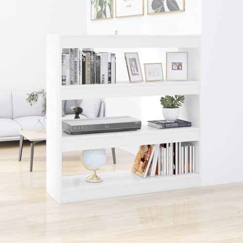 QJBSAVVA Bücherregal, Bücherregal Sideboard Die Akte Wandregal Geeignet für Balkon Kellerraum Keller Badezimmer Raumteiler Weiß 100x30x103 cm QJBSAVVA Bücherregal, Bücherregal Sideboard Die Akte Wandregal Geeignet für Balkon Kellerraum Keller Badezimmer Raumteiler Weiß 100x30x103 cm von QJBSAVVA