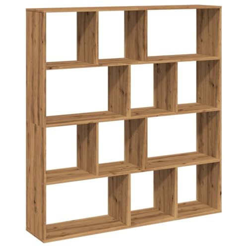 QJBSAVVA Bücherschrank Küchenregal Schmal Wohnzimmer Schrank Badschrank Schmal - Bücherregal Artisan-Eiche 132x29x141,5 cm Holzwerkstoff für Schlafzimmer Büro Badezimmer Outdoor von QJBSAVVA