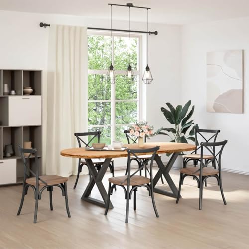 QJBSAVVA Bürotisch Küchentisch Klein Gartentisch Klein Bistrotisch - Esstisch Hellbraun 220x100x74 cm Massivholz Eiche Oval für Dining Room Kitchen Living Room Camping QJBSAVVA Bürotisch Küchentisch Klein Gartentisch Klein Bistrotisch - Esstisch Hellbraun 220x100x74 cm Massivholz Eiche Oval für Dining Room Kitchen Living Room Camping von QJBSAVVA
