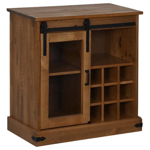 QJBSAVVA Cabinet Badezimmerschrank Küchenschrank Apothekerschrank Küche - Sideboard Halden mit Schiebetür 80x40x80 cm Massivholz für Badezimmer Balkon Flur Küche von QJBSAVVA