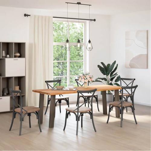 QJBSAVVA Computertisch Gartentisch Klein Campingtisch Schreibtisch - Esstisch Hellbraun 220x80x74 cm Massivholz Eiche Rechteckig für Dining Room Kitchen Balcony Camping von QJBSAVVA