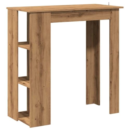 QJBSAVVA Dining Tables Esstische Campingtisch Kitchen Table - Bartisch mit Regal Artisan-Eiche 102x50x103,5 cm Holzwerkstoff für Balcony Kitchen Camping Dining Room QJBSAVVA Dining Tables Esstische Campingtisch Kitchen Table - Bartisch mit Regal Artisan-Eiche 102x50x103,5 cm Holzwerkstoff für Balcony Kitchen Camping Dining Room von QJBSAVVA