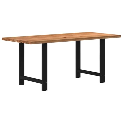 QJBSAVVA Esstisch aus massiver Eiche 180 x 90 x 74 cm Rechteckiger Küchentisch mit verstellbaren Beinen Robustes Design für Esszimmer Wohnzimmer und Balkon QJBSAVVA Esstisch aus massiver Eiche 180 x 90 x 74 cm Rechteckiger Küchentisch mit verstellbaren Beinen Robustes Design für Esszimmer Wohnzimmer und Balkon von QJBSAVVA