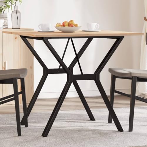 QJBSAVVA Esstisch aus massiver Kiefer mit Y Gestell 80 x 80 x 75 cm Robuster Küchentisch für Balkon Garten und Camping Naturholz Tischplatte mit rustikalem Design QJBSAVVA Esstisch aus massiver Kiefer mit Y Gestell 80 x 80 x 75 cm Robuster Küchentisch für Balkon Garten und Camping Naturholz Tischplatte mit rustikalem Design von QJBSAVVA