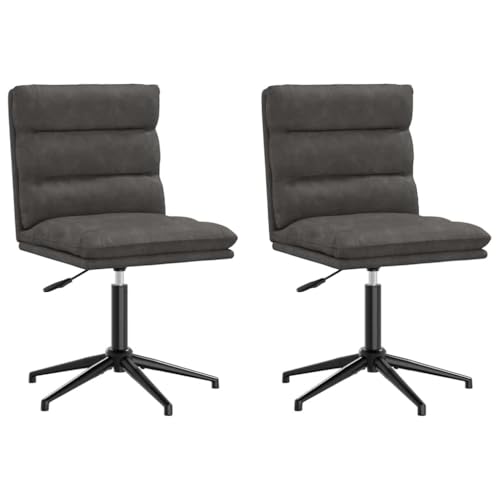 QJBSAVVA Esszimmer Sessel Gartenstuhl Küchenstühle Essstuhl - Esszimmerstühle 2 STK. Schwarz Kunstleder für Küche Wohnzimmer Esszimmer Arbeitszimmer von QJBSAVVA