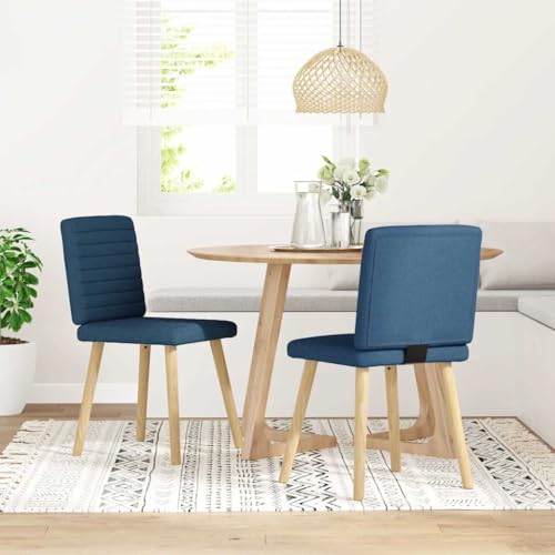 QJBSAVVA Esszimmerstühle 2 Stück Blau Stoff Bequeme Polsterstühle mit Metall-Gestell und Schaumstoff-Füllung 45 x 54 x 86 cm Modern & Robust für Küche Wohnzimmer Gästezimmer QJBSAVVA Esszimmerstühle 2 Stück Blau Stoff Bequeme Polsterstühle mit Metall-Gestell und Schaumstoff-Füllung 45 x 54 x 86 cm Modern & Robust für Küche Wohnzimmer Gästezimmer von QJBSAVVA