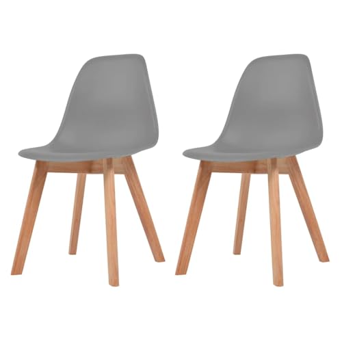 QJBSAVVA Esszimmerstühle 2er Set Grau Modernes Design mit Ergonomischer Rückenlehne und Schmutzabweisender Oberfläche 46 x 51 x 82 cm für Küche Esszimmer und Wohnbereich QJBSAVVA Esszimmerstühle 2er Set Grau Modernes Design mit Ergonomischer Rückenlehne und Schmutzabweisender Oberfläche 46 x 51 x 82 cm für Küche Esszimmer und Wohnbereich von QJBSAVVA