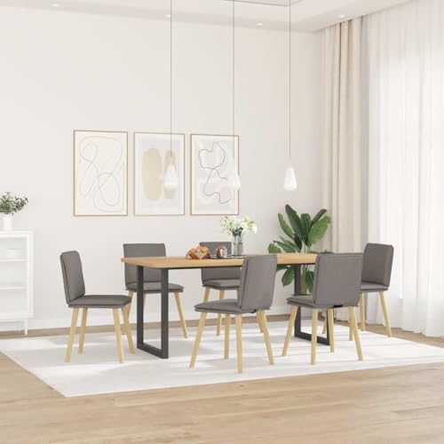 QJBSAVVA Esszimmerstühle 6er Set Taupe Stoff Modernes Design mit Robustem Metall-Holz Gestell Bequem & Langlebig für Esszimmer Wohnzimmer und Gästezimmer QJBSAVVA Esszimmerstühle 6er Set Taupe Stoff Modernes Design mit Robustem Metall-Holz Gestell Bequem & Langlebig für Esszimmer Wohnzimmer und Gästezimmer von QJBSAVVA