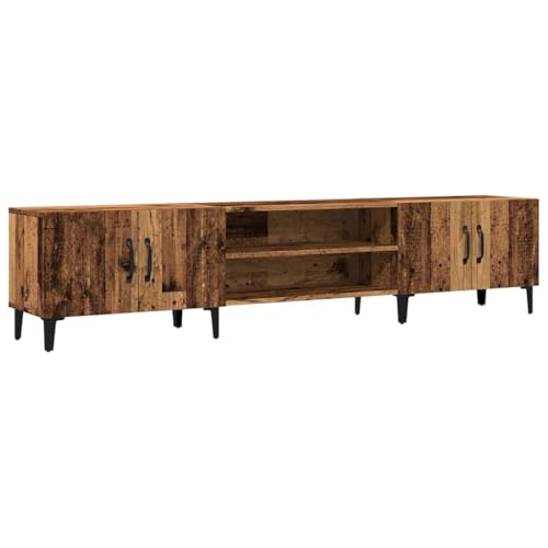 QJBSAVVA Fernseher Tisch Tv Schrank Tv Board Tv Cabinet for Living Room - TV-Schrank Altholz-Optik 180x31,5x40 cm Holzwerkstoff für Jugendzimmer Küche Wohnzimmer Schlafzimmer QJBSAVVA Fernseher Tisch Tv Schrank Tv Board Tv Cabinet for Living Room - TV-Schrank Altholz-Optik 180x31,5x40 cm Holzwerkstoff für Jugendzimmer Küche Wohnzimmer Schlafzimmer von QJBSAVVA