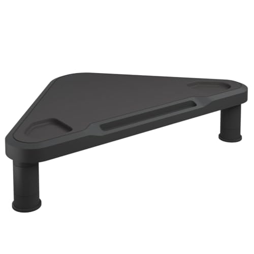 QJBSAVVA Fernsehtisch Tv Schrank Schrank Wohnzimmer Seidbord Wohnzimmer - Eck-Monitorständer Schwarz 49x28x10,5 cm für Küche Wohnzimmer Schlafzimmer Jugendzimmer von QJBSAVVA