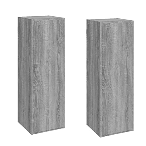 QJBSAVVA Fernsehtisch Tv Schrank Sideboard Tv Lowboard Tv Unit - TV-Schränke 2 STK. Grau Sonoma 30,5x30x90 cm Holzwerkstoff für Küche Schlafzimmer Flur Jugendzimmer QJBSAVVA Fernsehtisch Tv Schrank Sideboard Tv Lowboard Tv Unit - TV-Schränke 2 STK. Grau Sonoma 30,5x30x90 cm Holzwerkstoff für Küche Schlafzimmer Flur Jugendzimmer von QJBSAVVA