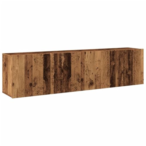 QJBSAVVA Fernsehtisch Tv Schrank Tv Board Fernsehunterschrank - TV-Wandschränke 2 STK. Altholz-Optik 80x30x41 cm für Schlafzimmer Flur Küche Wohnzimmer QJBSAVVA Fernsehtisch Tv Schrank Tv Board Fernsehunterschrank - TV-Wandschränke 2 STK. Altholz-Optik 80x30x41 cm für Schlafzimmer Flur Küche Wohnzimmer von QJBSAVVA