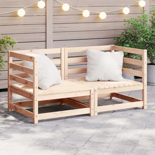 QJBSAVVA Garten Ecksofa Set aus massivem Kiefernholz 70x70x67 cm 2er Pack Modular Outdoor Sofa für Terrasse Balkon und Garten mit robuster Holzstruktur QJBSAVVA Garten Ecksofa Set aus massivem Kiefernholz 70x70x67 cm 2er Pack Modular Outdoor Sofa für Terrasse Balkon und Garten mit robuster Holzstruktur von QJBSAVVA